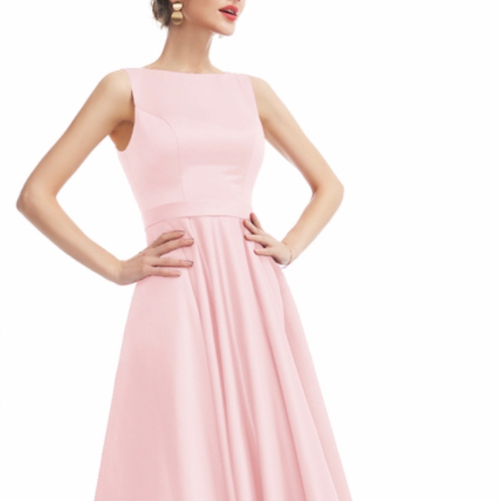 JJ’s House, light pink bridesmaid dress